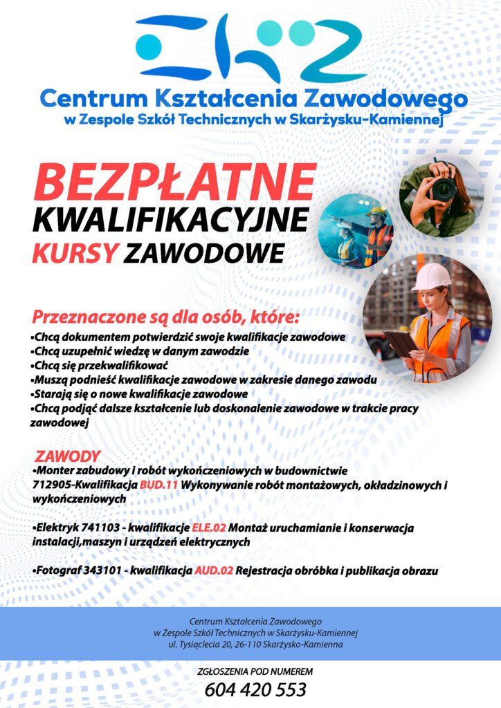 Bezpłatne kursy zawodowe